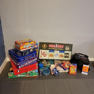 Board Games - Boy Scouts of America Monopoly, Puzzles, Bocce +