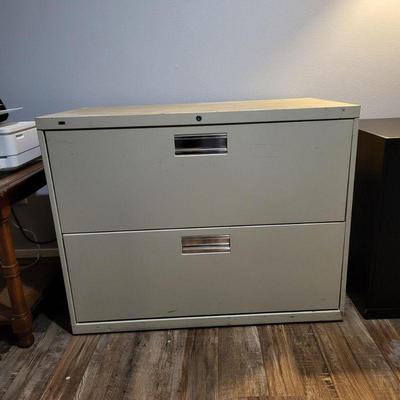 Hon Lateral File Cabinet Two Drawer Model L6362L