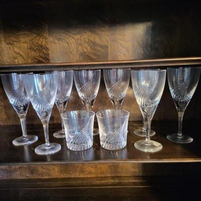 Atlantic Crystal Goblets & On the Rocks Glasses