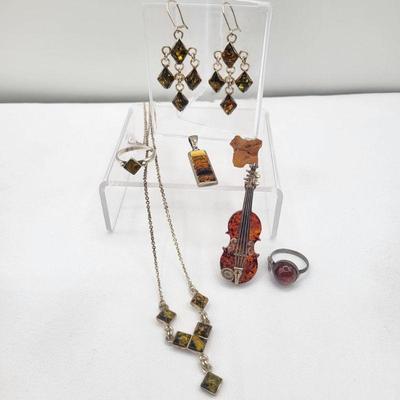 Baltic Amber & Sterling Jewelry