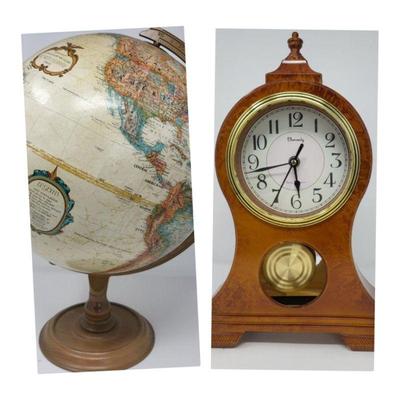 Globe & Beesealy Mantle Clock