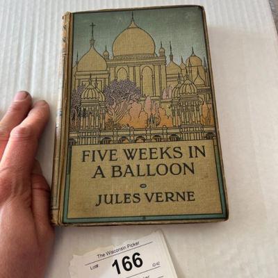 Five Weeks in a Balloon Jules Verne Book