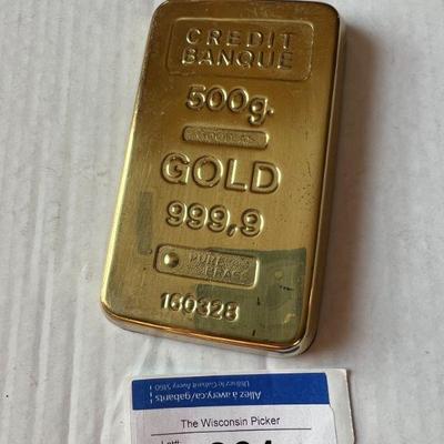 Gold Bar Paperweight