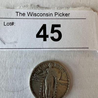 Standing Liberty Quarter Dollar