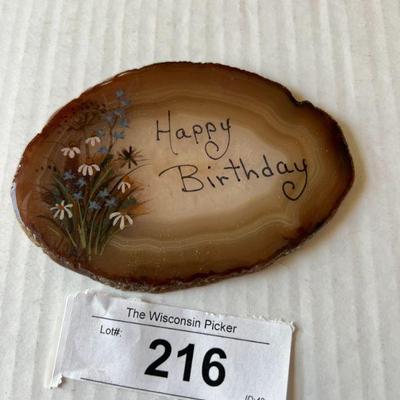 Happy Birthday Hand Painted