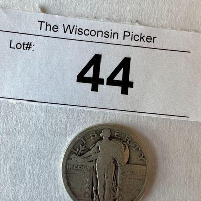 Standing Liberty Quarter Dollar