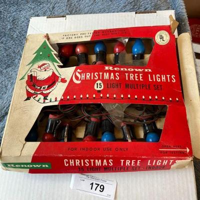 Sale Photo Thumbnail #177: Vintage Christmas Santa Lights