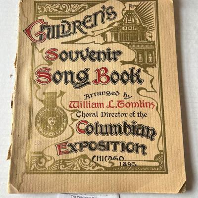 Childrens Souvenir Song Book