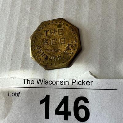 Oshkosh WI Token Keg