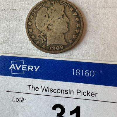 Barber Silver Half Dollar