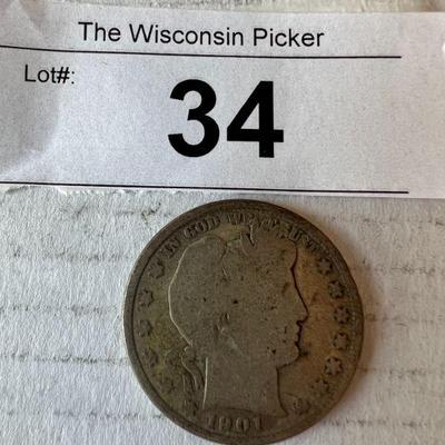 Barber Silver Half Dollar