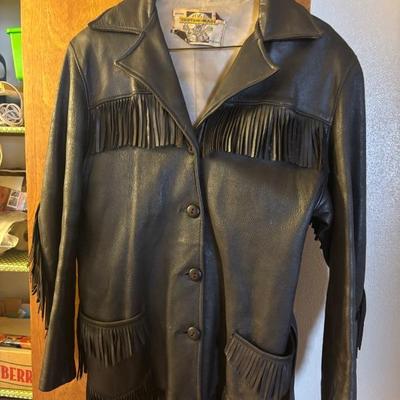 vintage deer hide coat