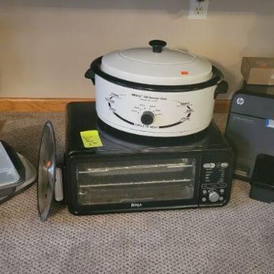 Crockpot, Ninja Toaster Oven/ Air Fryer