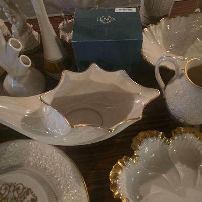 Table Full of Vintage Lenox