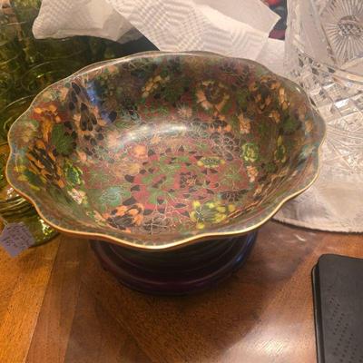 Cloisonee bowl
