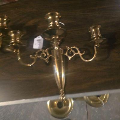 Brass candelabra 