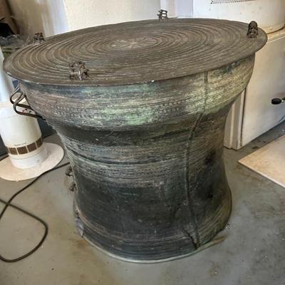 Burmese Frog (Rain) Drum -Bronze