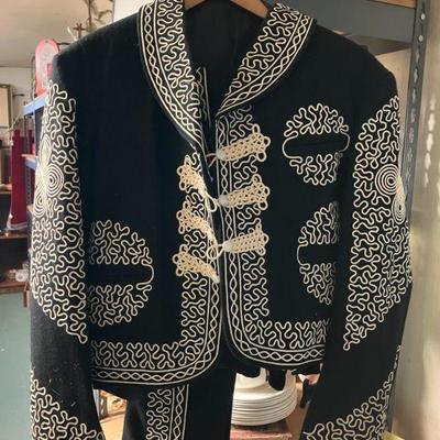 Authentic vintage wool Mariachi outfit