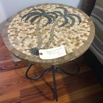 tile and metal table $89
20 X 25"