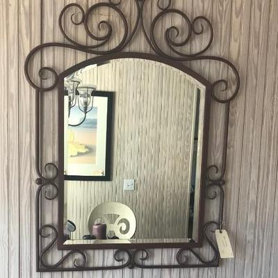 metal mirror $79
30 X 42"