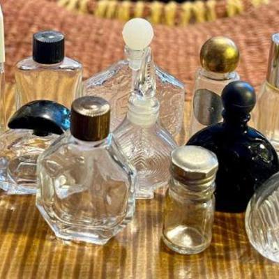 Vintage Miniature Perfume Bottles - Jessica McClintock - Chamade - Bob Mackie - Jean Charles Brosseau Ombre