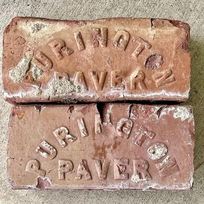 2 Antique Purington Bricks 