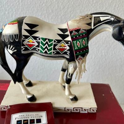 The Trail Of Painted Ponies 1546 Tewa Horse 2004 Number 21117 In Original Box 