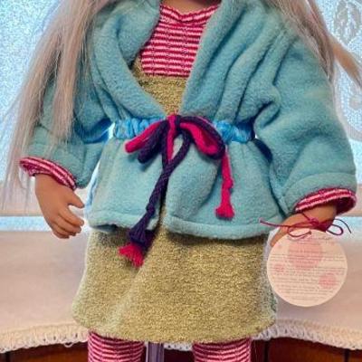 Annette Himstedt 20" Lottchen Doll 1999 Blonde Faded Pink Eyes Original Clothing 