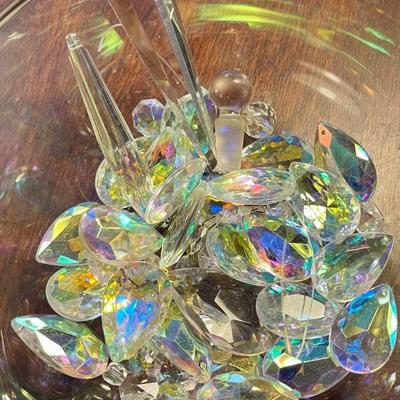 Vintage Crystals For Lamps - Jewelry Or Artwork Assorted Sizes 