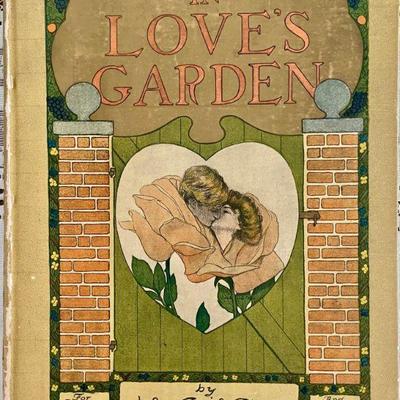 1904 Bobbs - Merrill - In Love's Garden Book By John Cecil Clay 