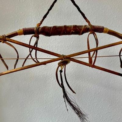 Vintage Navajo Bow And Arrow Set 