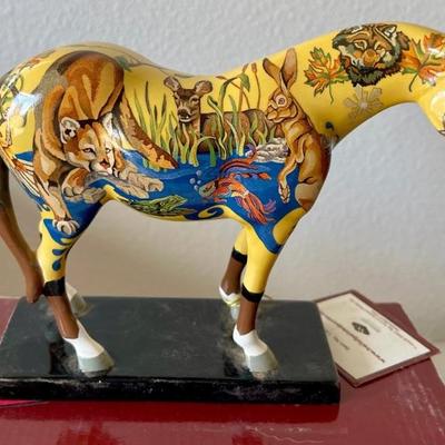 The Trail Of Painted Ponies 1588 Wilderness Roundup By Mitzie Bower In Original Box Number 8871