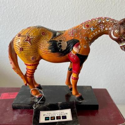 The Trail Of Painted Ponies 1544 Ghost Horse 2004 Number 7396 In Original Box 
