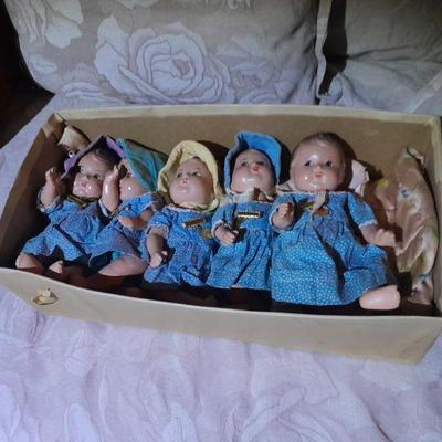 1930s Madame Alexander quintuplets