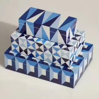 Set of Lacquer Storage Boxes in the style of Jonathan Adler