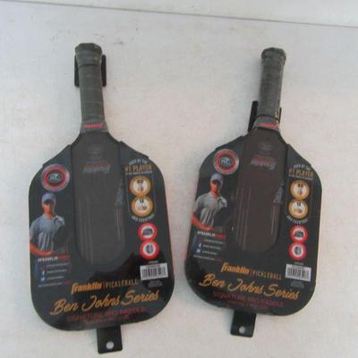 Pair of Franklin Ben Johns Series Signature Pro Pickleball Paddles - 2 New