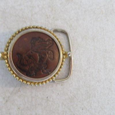 Florida Gators Leather Inset Belt Buckle - 1¾" Diameter
