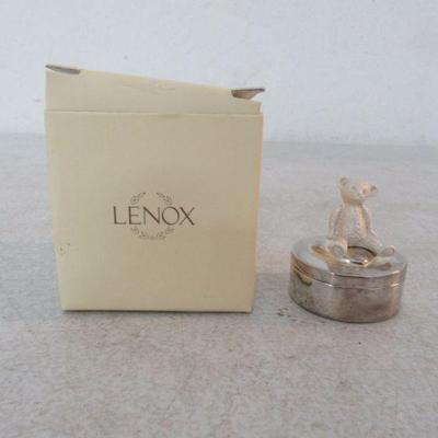 Vintage Lenox Silver Plate Smithsonian Tooth Fairy Box - New in Box