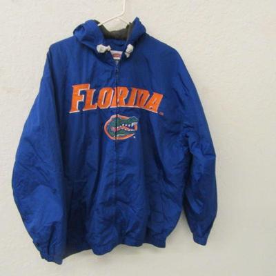 Essex Officially Licensed Florida Gators Zip-Front Hooded Windbreaker - Size L - New with Tags