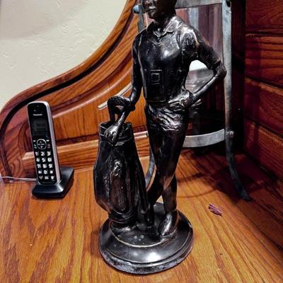 BRONZE GOLFER
