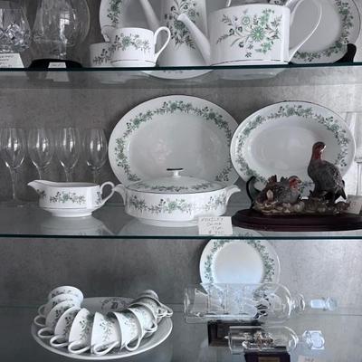 AYNSLEY 77PC 
EMERALD ISLE