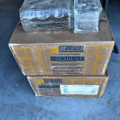 NEW IN BOX GLASS BLOCKES