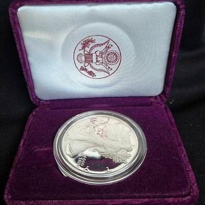 1990 1 oz Silver Bullion Coin
