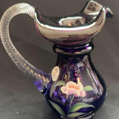 Fenton 6" Royal Purple Pitcher