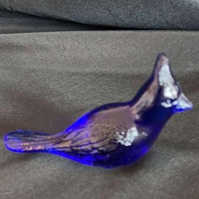 Fenton Cobalt Blue Cardinal
