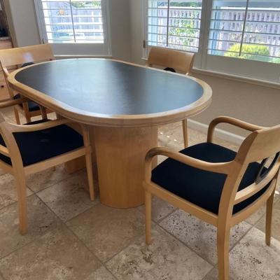 Bernhardt Dining Table with 4 Chairs  $295