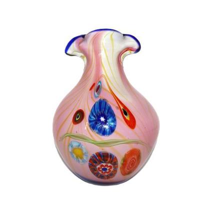 Murano Millefiori Globular Vase