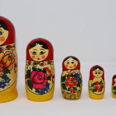 Wood Russian Nesting Dolls