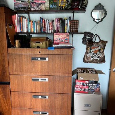 nice horizontal file cabinet MCM.