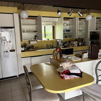 VINTAGE KITCHEN WITH KITCHEN WARE, AND APPLIANCES -- ALL MUST GO!